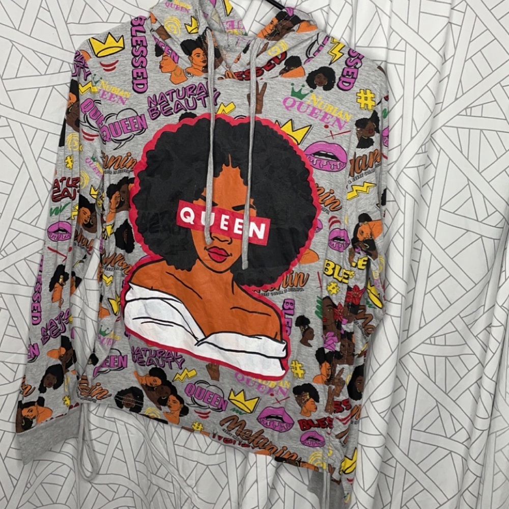 Black girl royalty hoodie